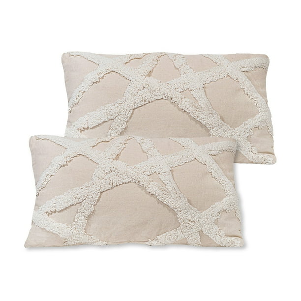Off white decorative pillows online