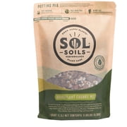 Sol Soils Chunky Houseplant Mix - Fast Draining Soil for Indoor Plants with Coco Coir Chips, Perlite, Pumice - 1 Quart