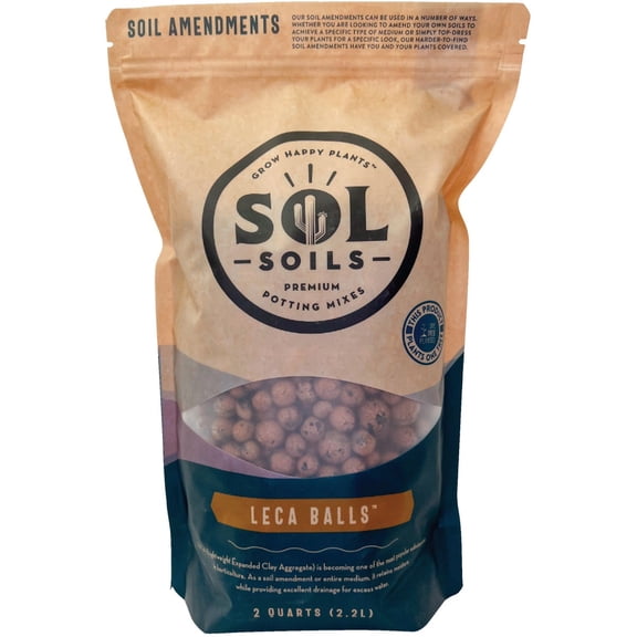 Sol Soils LECA Balls - Expanded Clay Pebbles for Semi-Hydroponic Growing
