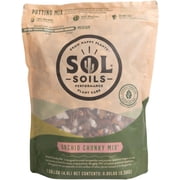 Sol Soils Chunky Orchid Potting Mix - 100% Peat-Free, Lightweight, and Aerated with Coconut Husk, Perlite & Recycled Forest Products for Fast Draining, Healthy Orchids - 1 Gallon- Pack of 8
