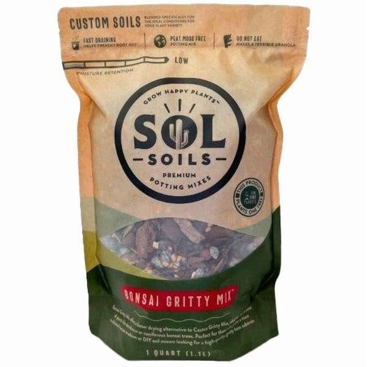 Sol Soils Bonsai Gritty Mix Potting Mix - Drainage Holes, Succulent ...