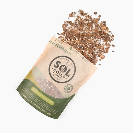Sol Soils Houseplant Chunky Mix - Potting Mix, Drainage Holes - 1 Gallon (4 Quarts)