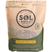 Sol Soils Succulent Potting Soil - Gritty Fast-Draining Cactus & Succulent Mix - Pack of 4