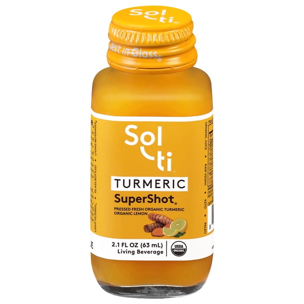 SOL TI Sol-ti Organic Turmeric SuperShot 2.1 fl oz with Lemon