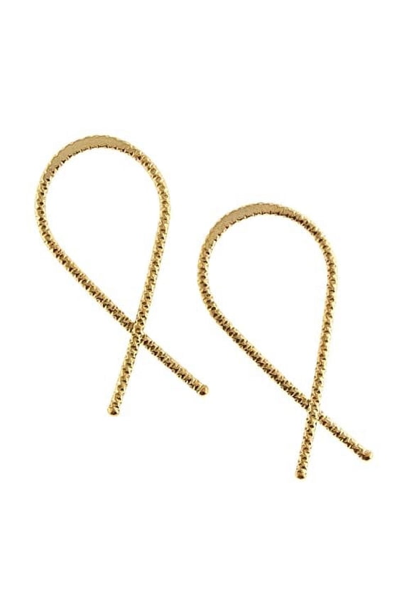 Huggie Hoop Gold 14k Yellow Gold Filled Earrings, 24mm