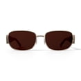 thumbnail image 1 of Sol by Daisy Fuentes, Rx'able Women's Fashion Sunglasses, 108P, Gold, 57-16-130, 1 of 14