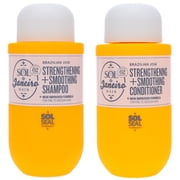 Sol de Janeiro Brazilian Joia Strengthening + Smoothing Shampoo 10 oz & Conditioner 10 oz Combo Pack