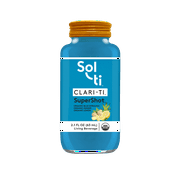 Sol-ti Clari-ti SuperShot, Organic Cold Pressed Concentrated Juice Shot 2.1 oz, with Blue Spirulina & Ginger