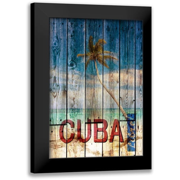 Sola, Bresso 13x18 Black Modern Framed Museum Art Print Titled - Cuba Libre