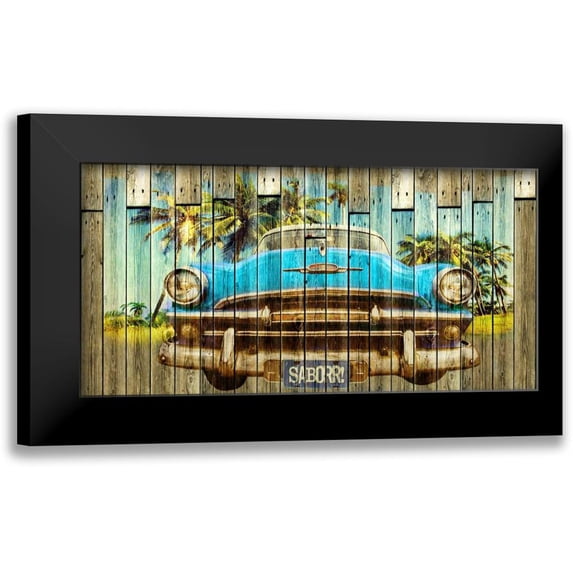 Sola, Bresso 18x11 Black Modern Framed Museum Art Print Titled - Sabor