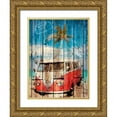 thumbnail image 1 of Sola, Bresso 19x24 Gold Ornate Wood Framed with Double Matting Museum Art Print Titled - La Playa, 1 of 4