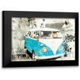 thumbnail image 1 of Sola, Bresso 24x19 Black Modern Framed Museum Art Print Titled - Hippie Van, 1 of 5