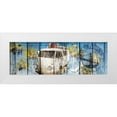 thumbnail image 1 of Sola, Bresso 32x13 White Modern Wood Framed Museum Art Print Titled - The beach van, 1 of 4