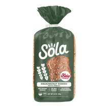 Sola Deliciously Seeded Bread, Non GMO, Keto Friendly, No Added Sugar, 14 oz Loaf
