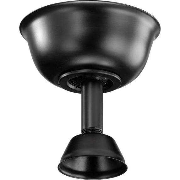 Sola Down Rod Hanger System 6.25 inches Tall By 6.75 inches Wide-Satin Black Finish Bailey Street Home 147-Bel-4187205