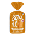 thumbnail image 1 of Sola Golden Wheat Hot Dog Buns, Non-GMO, 9 oz, 4 Count, 1 of 8