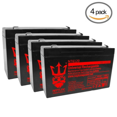 Sola NETWORK600KVA 6V 12Ah SLA Replacement UPS Battery by Neptune - 4 Pack