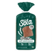 Sola 10g Complete Protein Soft Baked Regular White Bread Loaf, 20 oz, Shelf-Stable