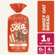 Sola Sweet Oat Sliced Bread, Soft White Bread, Non-GMO, 14 oz