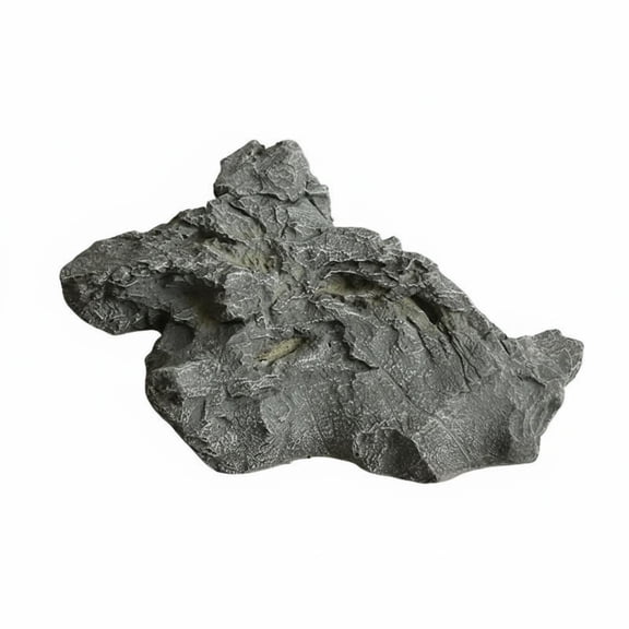 Solace 1 Piece Faux Rock Foam Decorative Stone Landscape Prop Lightweight Artificial Boulder Garden Display Suitable for Indoor Outdoor Tabletop Decoration