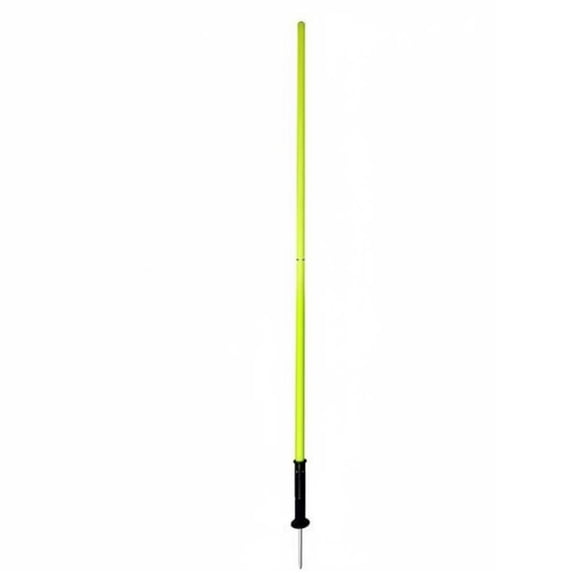 Solace 1 Piece Soccer Training Marker Pole Dribbling Agility Slalom Pole with Removable Base Polyvinyl Chloride Body Portable for Student Training Home Practice Team Warm-ups