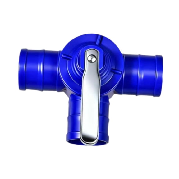 Solace 3 Way Hose Splitter Blue Multifunctional Direct Replace Water Hose Connector for 2.5 Inch