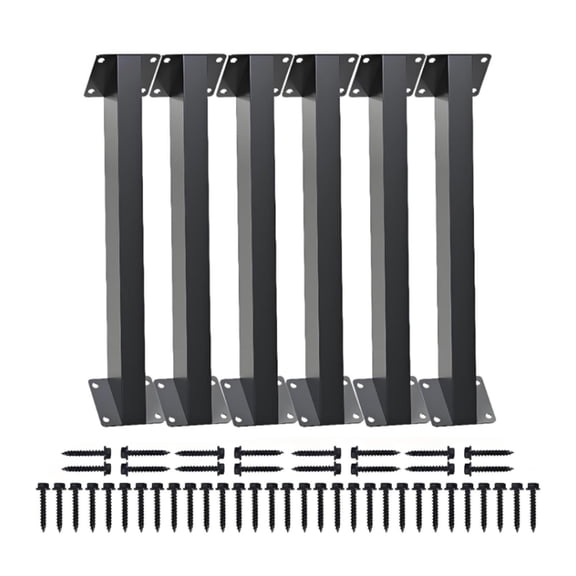 Solace 45 Degree Angle Support Brackets Wood Post and Beam Angle Support Brackets Heavy 6pcs