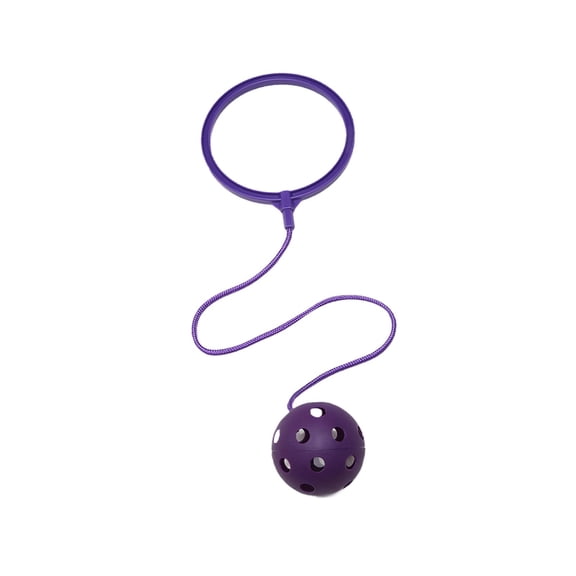 Solace Ankle Skip Ball for Kids Exercise Sports Equipment Portable Jumping and Skipping Purple