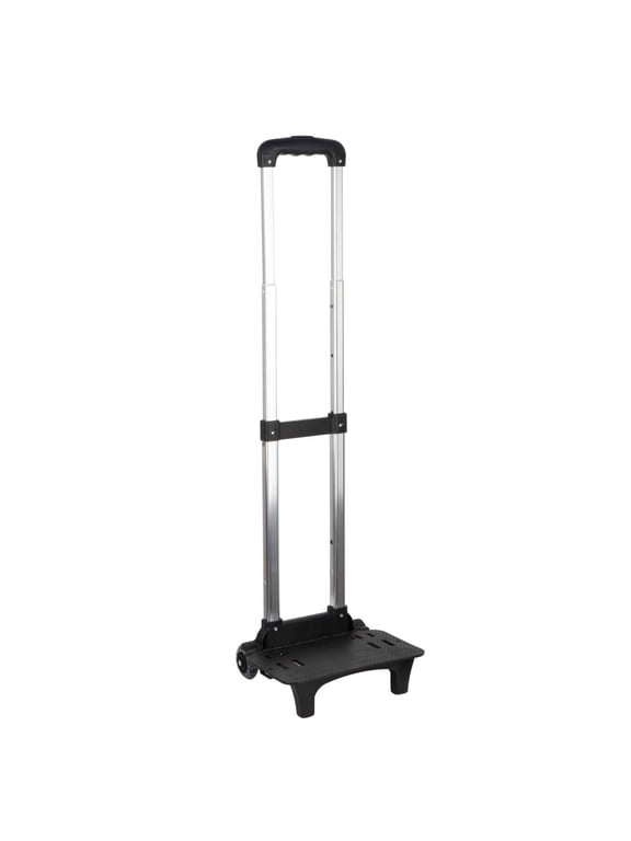 Backpack Trolley Aluminum Alloy Portable Telescopic Rod Collapsible Wheeled Cart