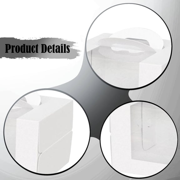 Solace Birthday Cake Box Chic Versatile Cake Carrier for Party Graduation Gathering 31cmx31cmx17cm