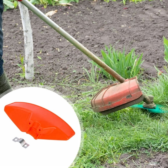 Solace Brush Cutter Guard Lawn Mower Shield Grass Eater Guard Universal Trimmer Board Dustproof Cover Replacement Pp Material Lightweight Suitable for Home