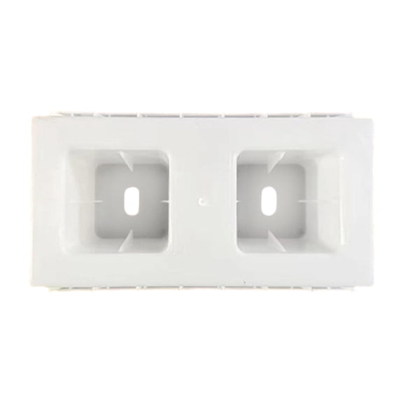 Solace Concrete Concrete Block Brick to Use Multifunctional DIY Accessories White for 40x20x12.2cm