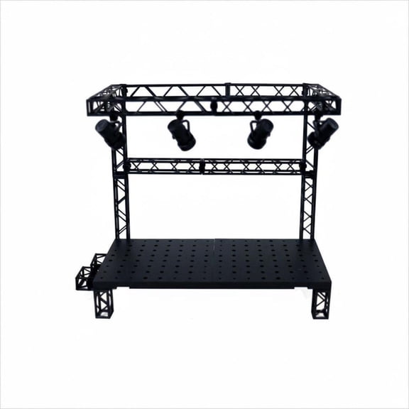 Solace DIY Display Stage Color Changing Lighting Diorama Shelf Base for Mecha Model and Vt-131-13 with Light