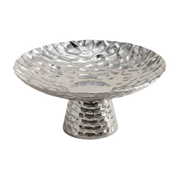 Solace Desktop Decoration Snack Storage Tray Premium Iron Fruit Plate Modern Decorative Large