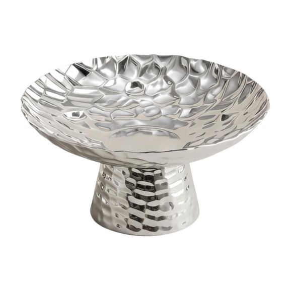 Solace Desktop Decoration Snack Storage Tray Premium Iron Fruit Plate Modern Decorative Small