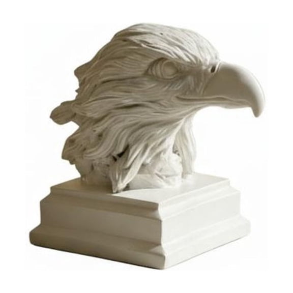 Solace Eagle Head Sculpture Animal Statue Avian Bust Resin Figurine Featuring Intricate Feather Textures Suitable for Gift Giving Home Decoration Office Display
