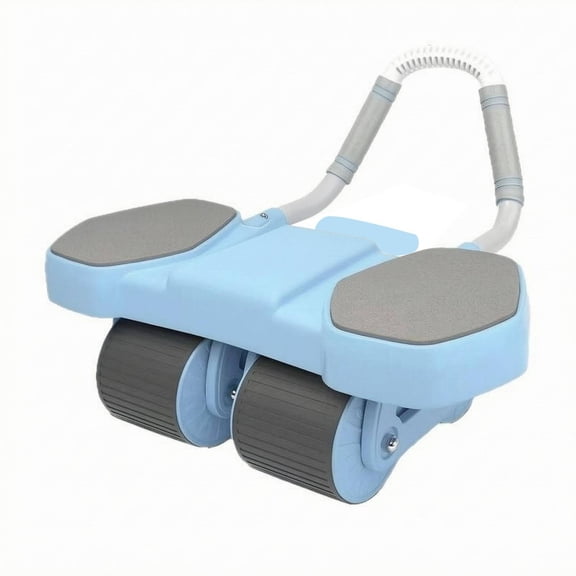 Solace Four-wheel Abdominal Wheel Exercise Roller Trainer Rebound Elbow Support Foam Padded Foldable Plastic Suitable for Core Muscle Training Home Fitness