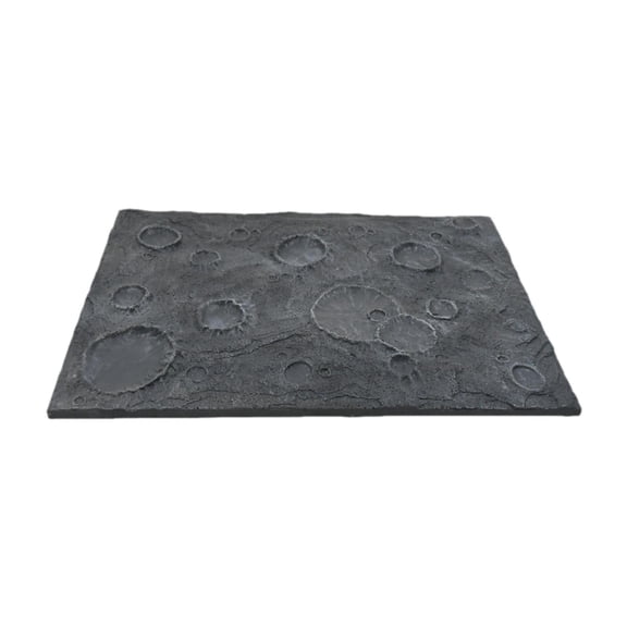 Solace Lunar Rover Plate Small Dot Building Block Lunar Scene Prop Decor Miniature Moon B