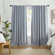 Threadmade Solace Blackout Window Panel, Blue - 52"W x 95"L