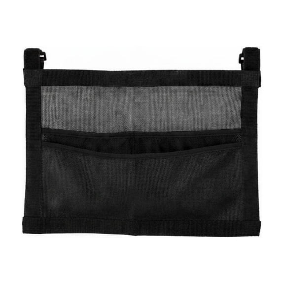 Solace Table Tennis Racket Organizer Storage Bag Hanging Mesh Pouch Paddle Holder Polyvinyl Chloride Lightweight Utility Pocket with Hook and Loop Suitable for School Training Gym Home Practice