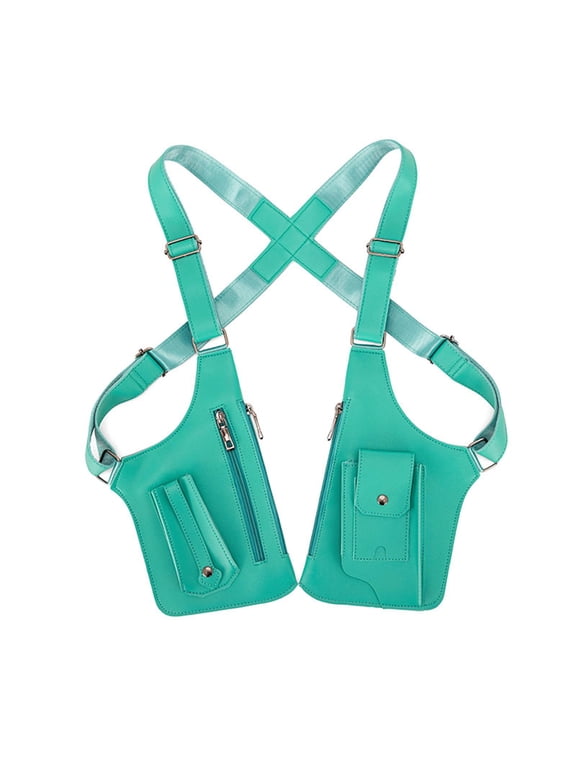 Underarm Shoulder Bag Concealed Pack Utility Pouch for Hiking Party Role Playing Green
