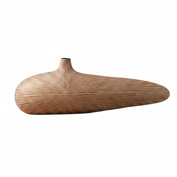 Solace Vase Large Resin Decorative Botanical Tabletop Ornament Modern Table Vase with Sculptural Form Suitable for Living Room Office Reception Entryway Decor