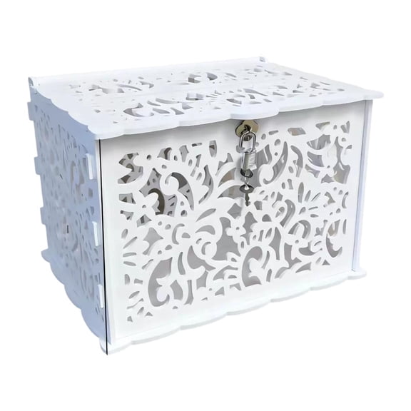 Solace Wedding Card Box Accessories Decorations Elegant Keepsake Storage for Engagement