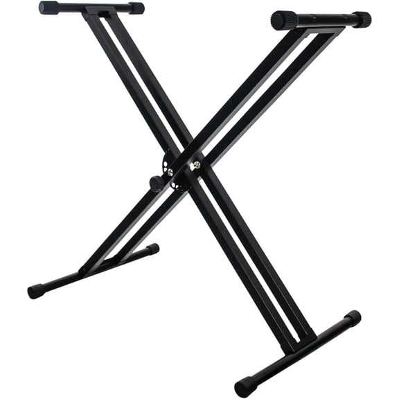 SolaceHue Double Braced X-Style Pro Series Keyboard Stand,Non-Skid Design