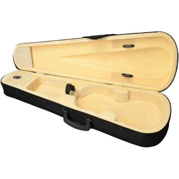 SolaceHue Size Violin Hard Case,Professional Triangular Lightweight Suspension Carry Violin bag (Yellow)