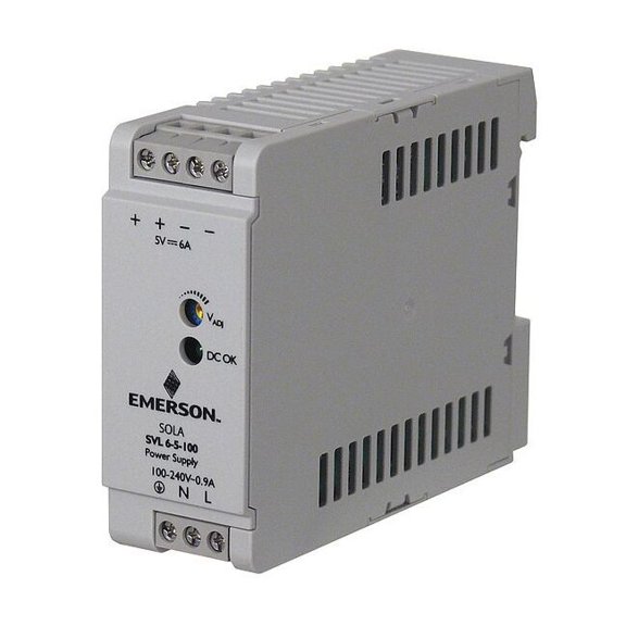 Solahd Din Rail Power Supply,6 A,30 W SVL65100