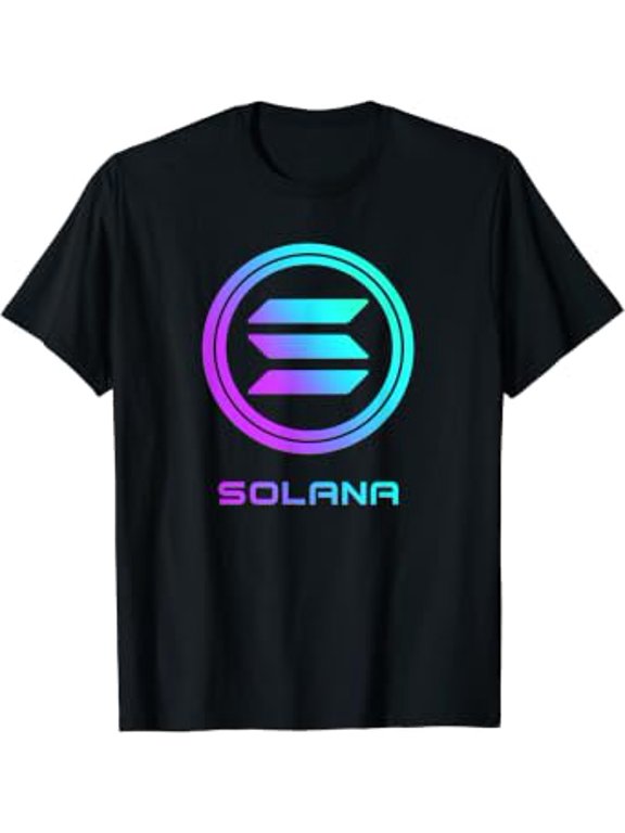 Solana Crypto Blockchain Sol Decentralized Application Coin T-Shirt