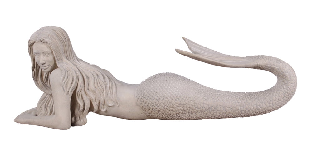 Roman Mermaid Solana Seaside Mermaid Large Figure Roman Stone Finish - Walmart.com