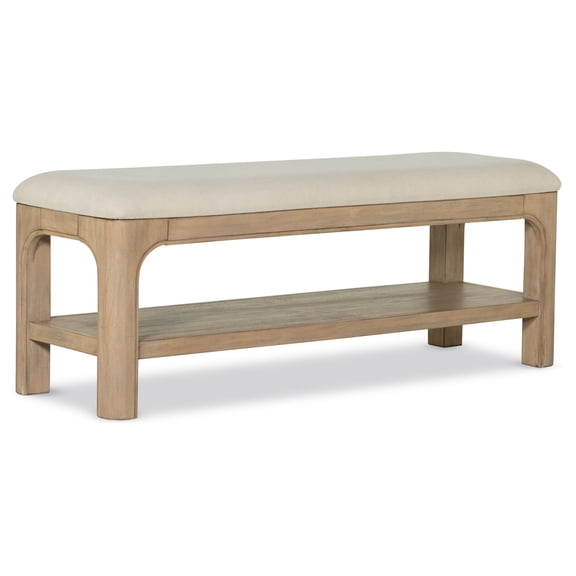 Solano 49-inch Bedroom Bed End Bench Weathered Mango