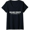 thumbnail image 1 of Solano County Strong Community Strength Prayer Support V-Neck T-Shirt, 1 of 3